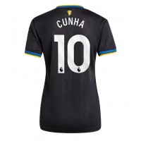 Manchester United Matheus Cunha #10 Tretí Ženy futbalový dres 2025-26 Krátky Rukáv
